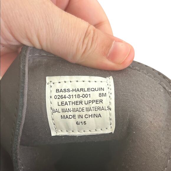 Bass Women’s Harlequin Black and Brown Waterproof Boots - Picture 7 of 8